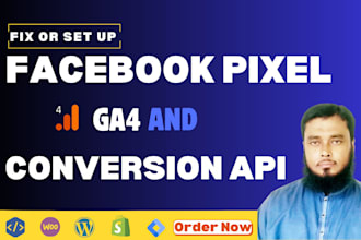 fix or set up facebook pixel shopify gtm conversion api and server site tracking