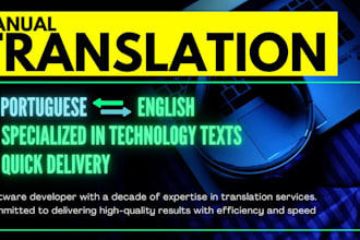 proofread or review technical portuguese technology texts