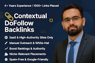 do SEO link building for saas and agencies high da DR authority backlinks