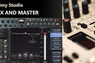 mix and master your song, ep or album in any genre