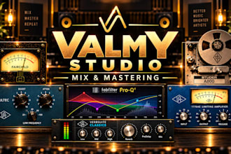 mix and master your song, ep or album in any genre