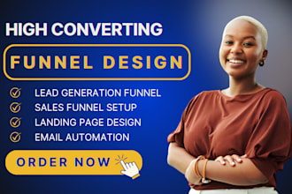 build high converting sales funnels in gohighlevel, kartra, kajabi, clickfunnels