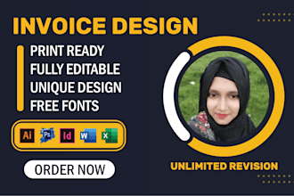 provide professional price list, rate list, letterhead, or invoice design