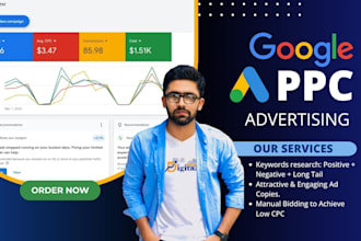setup and optimize PPC google ads campaign