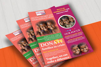 design charity, event, fundraising, church, nonprofit flyer