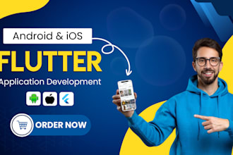 develop flutter hybrid mobile apps for ios and android flutter development