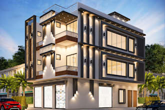 design 3d modeling and render your commercial space 3ds max