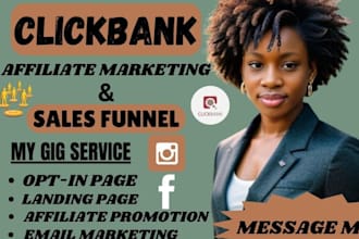 manage clickbank affiliate marketing sales funnel, website link promotion