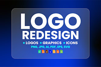 redesign logo, modify, redraw, vectorize, revamp, edit, convert file or graphic