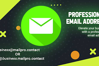 create professional email addresses for you