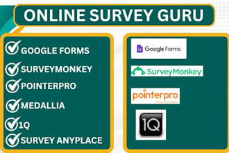 setup google forms jotform surveymonkey microsoft form questionpro pointerpro VA