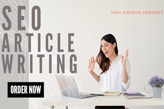 do SEO article writing, blog post writing or content writing