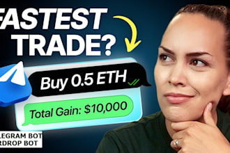 setup highly profitable crypto trading bot, telegram bot, arbitrage bot, ai bot