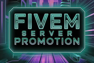 do fivem server promotion, discord server promotion
