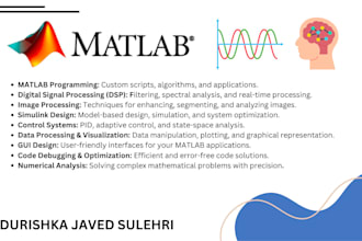 help with engineering applications and signal processing via matlab