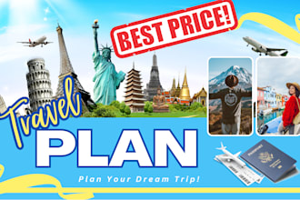 plan your trip, itineraries, bookings, document organizing, virtual tours