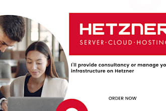 provide consultancy or manage your servers on hetzner