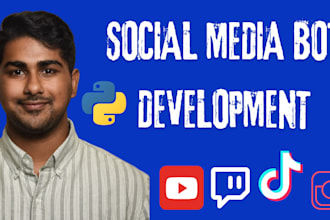 do youtube bot instagram API bot tiktok shop bot twitch bot using python