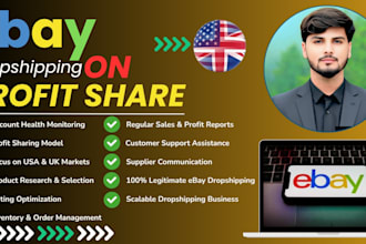 do ebay dropshipping on profit share USA,UK
