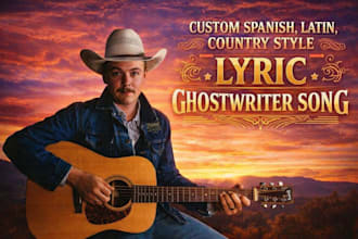 be your spanish latin pop blues song lyrics writer for bachata raggeaton songs