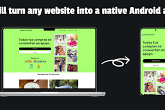 turn any website into a native android app