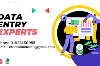 do data entry and gmail collection