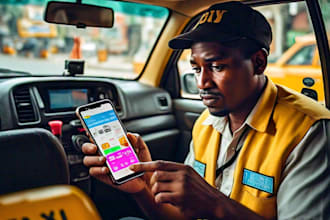 develop uber taxi driver app, sport bet app, crypto game app