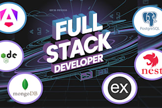 be your full stack developer angular expressjs nestjs