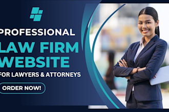 design attorney website, lawyer website, law firm website notary godaddy wix