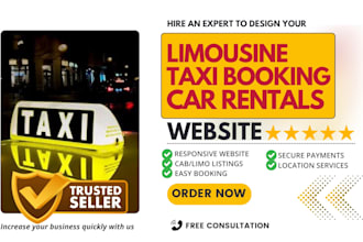 design online taxi booking limousine suvs chauffeur minicab car rental website