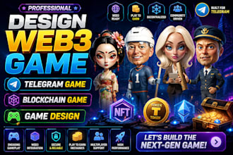 design web3 game telegram game blockchain game design