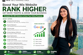 wix SEO marketing google rank