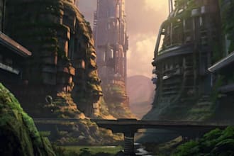 made awesome concept art like fantasy, sci fi art