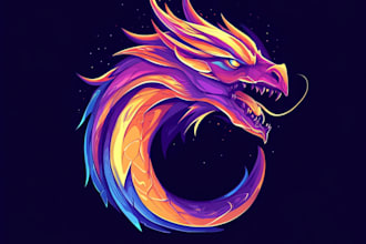 make logo designer anime, fantasy
