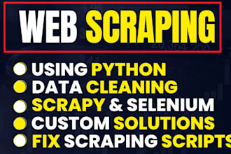make scraping and automation script with python