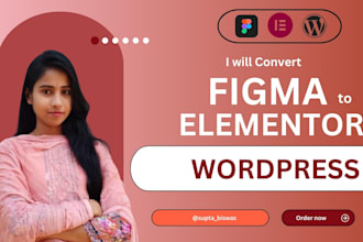 convert figma design to wordpress website figma to elementor