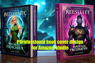 design fiction, sci fi, horror, fantasy book cover, kindle ebook cover