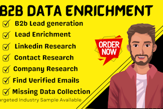 do data enrichment, b2b lead generation, and email leads