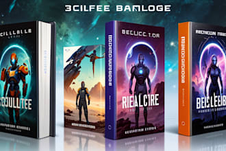 design fiction, sci fi, horror, fantasy book cover, kindle ebook cover