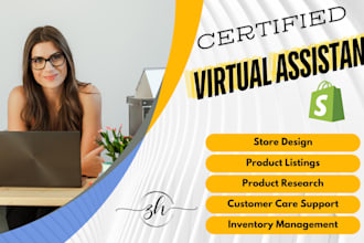 your shopify virtual assistant and shopify store manager