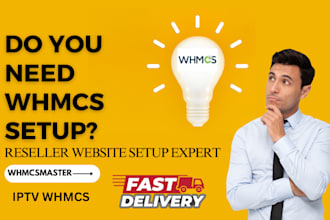 do full web hosting reseller business with whmcs setup