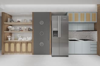 3d modelling, interior design and realistic 3d rendering