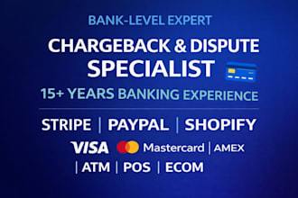 handle chargeback and dispute for shopify and paypal