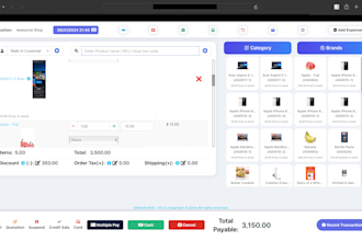 ultimate pos best erp, crm, hr , account ,stock management, point of sale