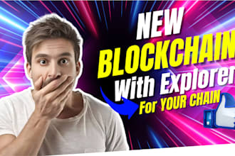 fork and build new blockchain and blockchain explorer with testnet
