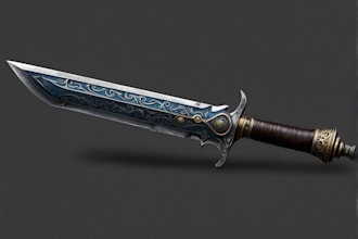 draw fantasy dnd weapon art for your game