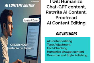 humanize chatgpt content, ai content editing, rewrite, manually edit ai content
