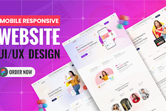 do mobile app ui ux design and website ui ux design on figma
