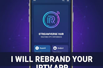 rebrand your iptv app with your logo and name