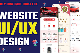 do figma website design, website mockup, figma design website, website UI UX